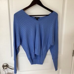 RW&CO. Blue v neck sweater.